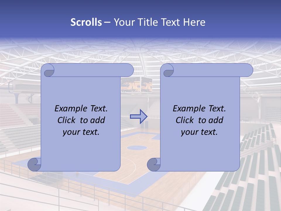 Progetto Tensostruttura Sportivo PowerPoint Template