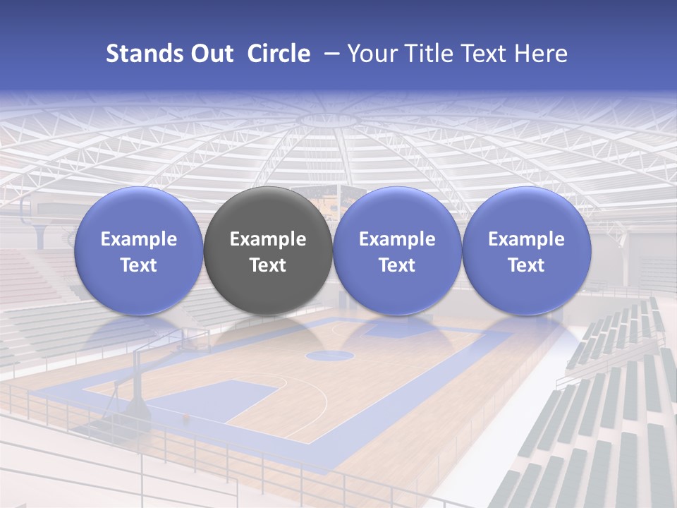 Progetto Tensostruttura Sportivo PowerPoint Template