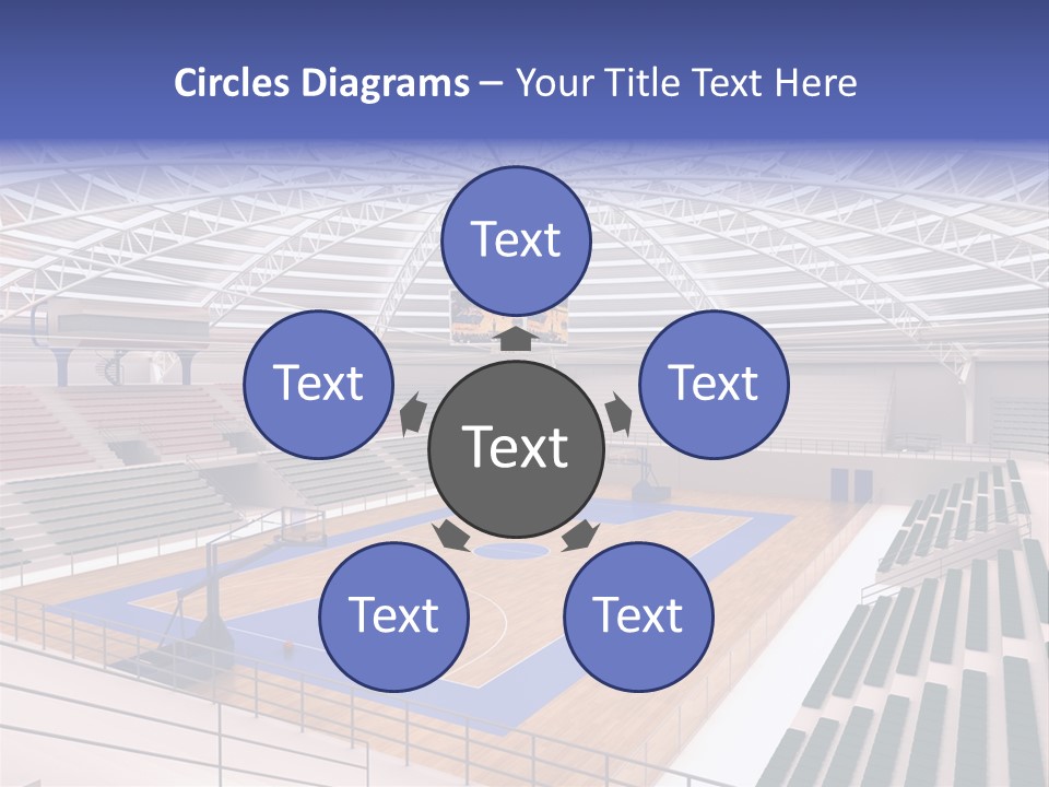 Progetto Tensostruttura Sportivo PowerPoint Template