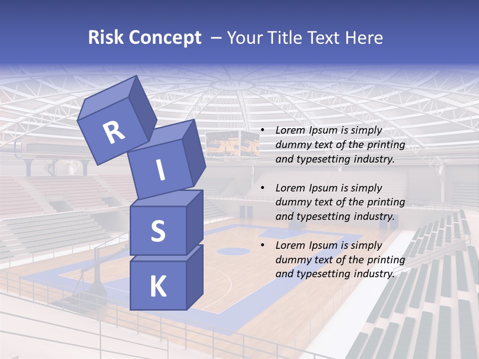 Progetto Tensostruttura Sportivo PowerPoint Template