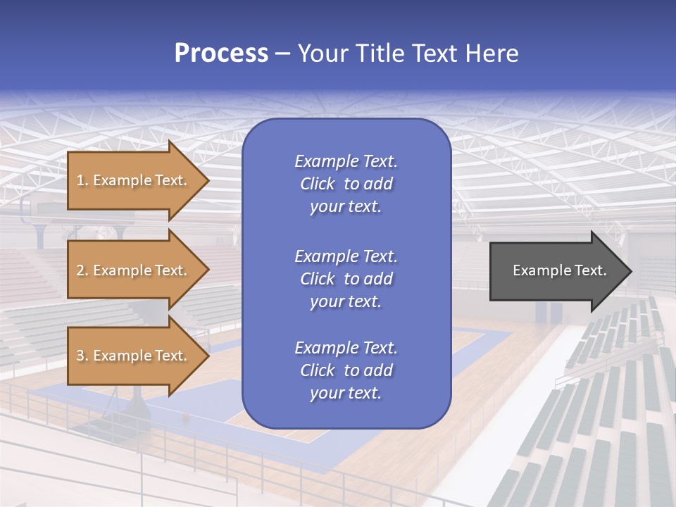 Progetto Tensostruttura Sportivo PowerPoint Template