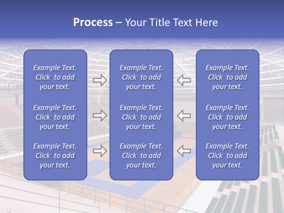 Progetto Tensostruttura Sportivo PowerPoint Template