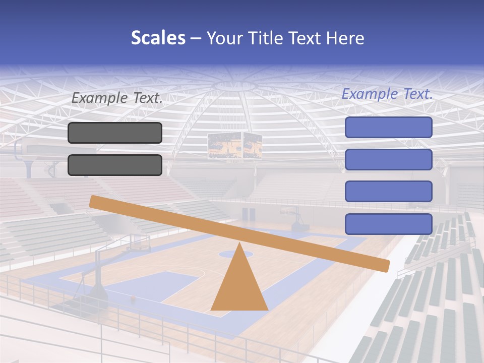 Progetto Tensostruttura Sportivo PowerPoint Template