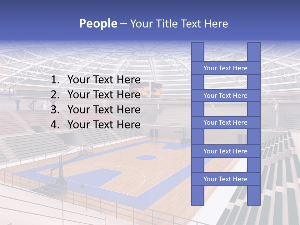 Progetto Tensostruttura Sportivo PowerPoint Template