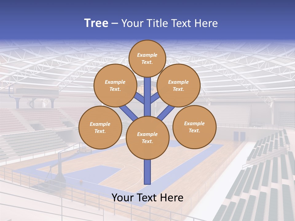 Progetto Tensostruttura Sportivo PowerPoint Template