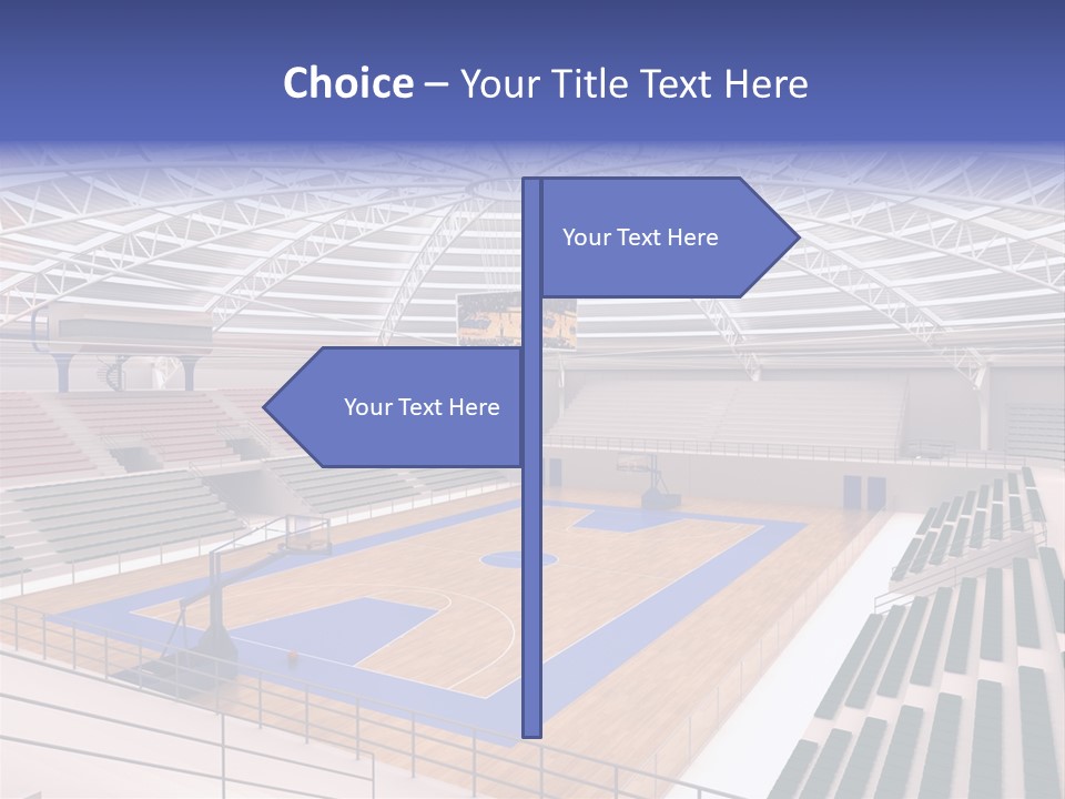Progetto Tensostruttura Sportivo PowerPoint Template