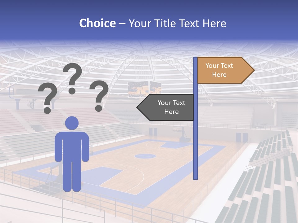 Progetto Tensostruttura Sportivo PowerPoint Template