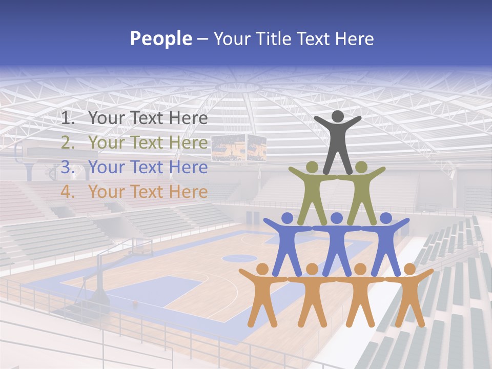 Progetto Tensostruttura Sportivo PowerPoint Template