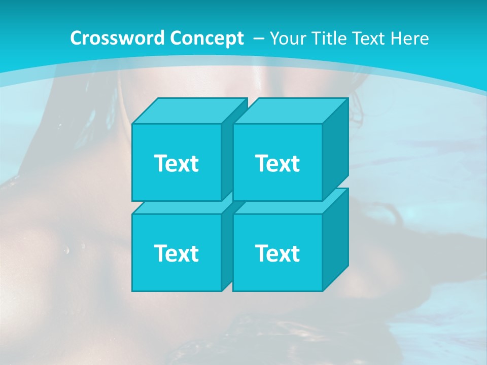 Calm Blue Spa PowerPoint Template