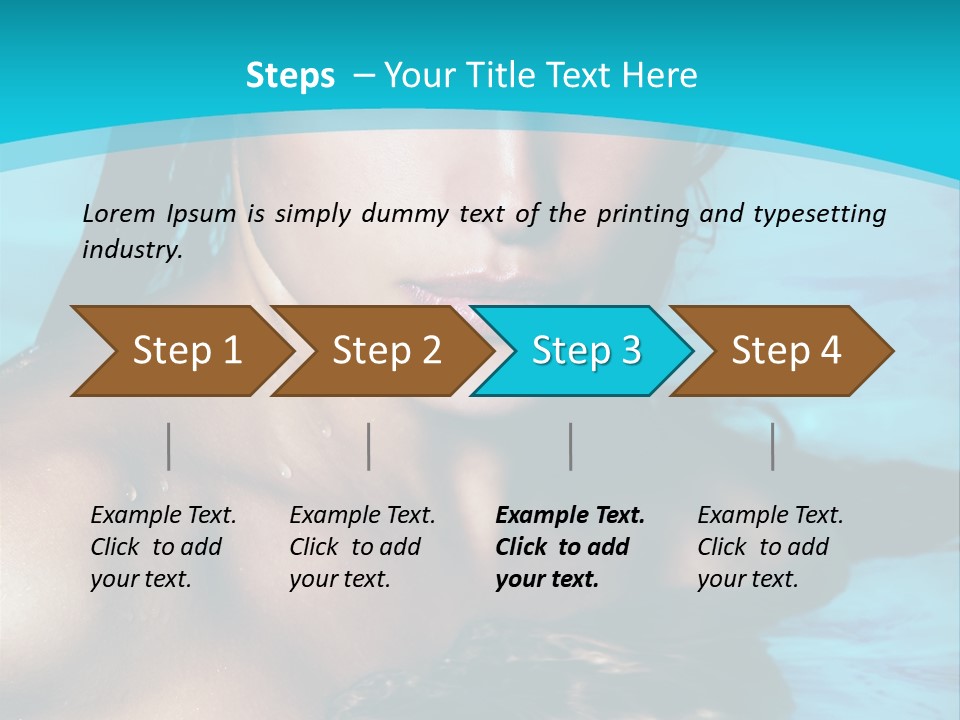 Calm Blue Spa PowerPoint Template