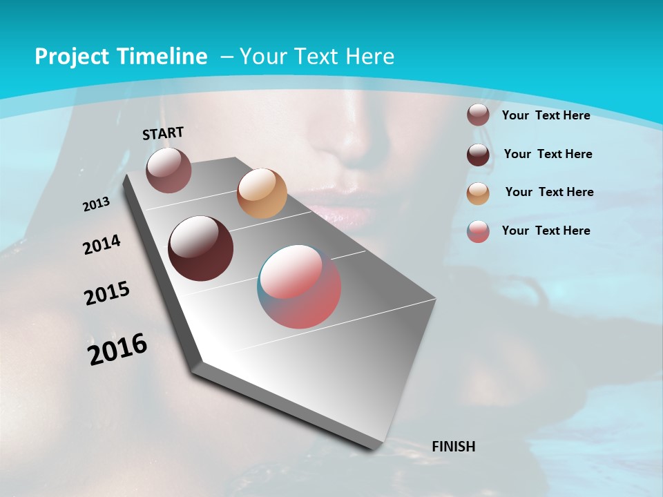 Calm Blue Spa PowerPoint Template