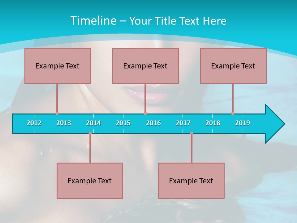 Calm Blue Spa PowerPoint Template