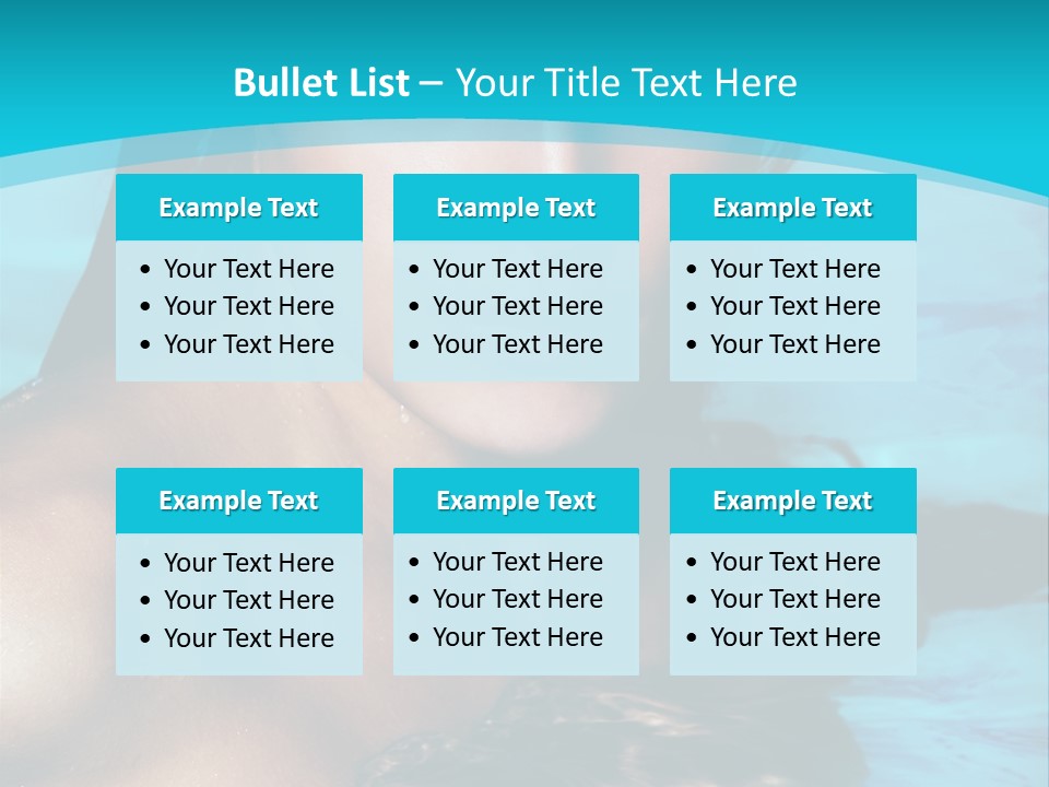 Calm Blue Spa PowerPoint Template