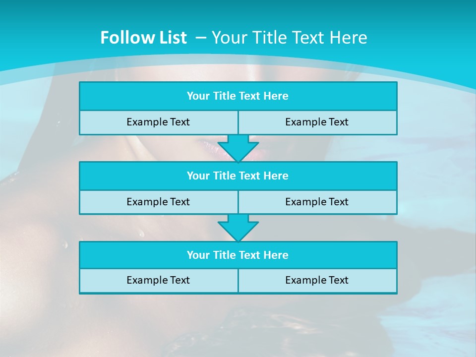 Calm Blue Spa PowerPoint Template