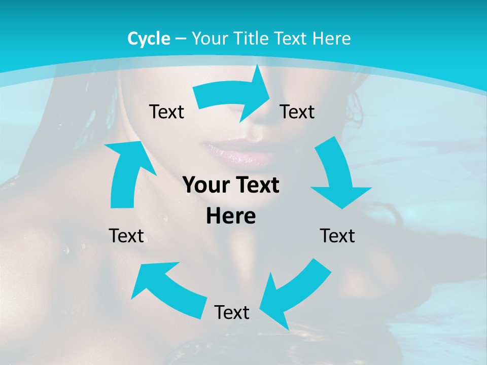Calm Blue Spa PowerPoint Template