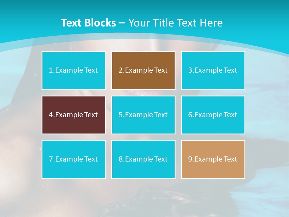 Calm Blue Spa PowerPoint Template