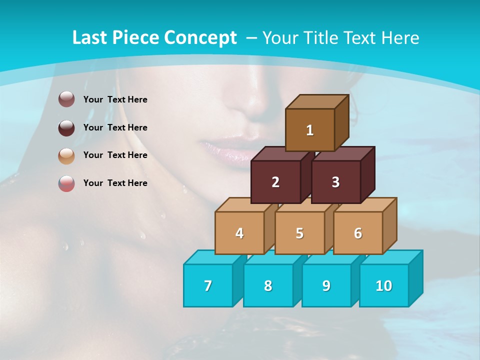 Calm Blue Spa PowerPoint Template