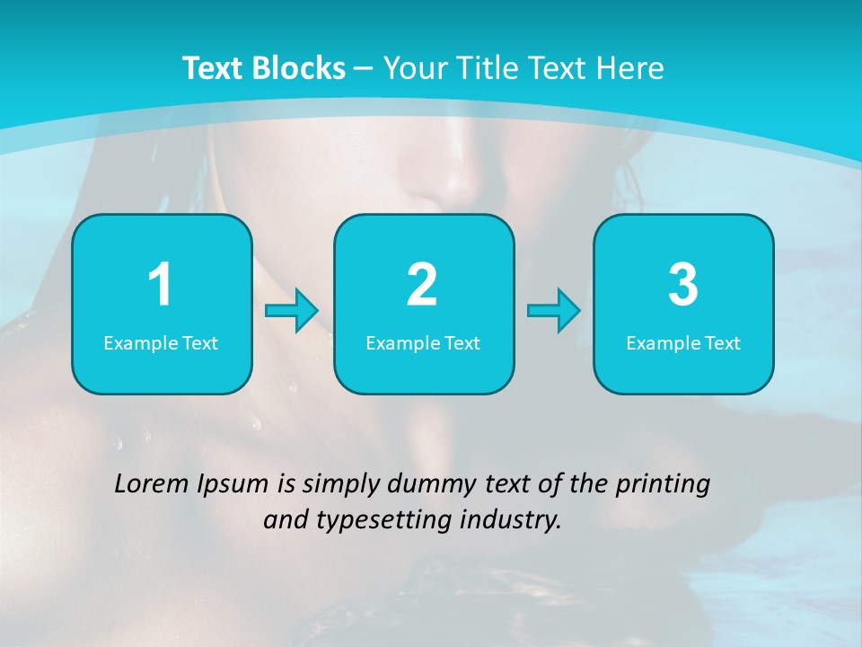 Calm Blue Spa PowerPoint Template