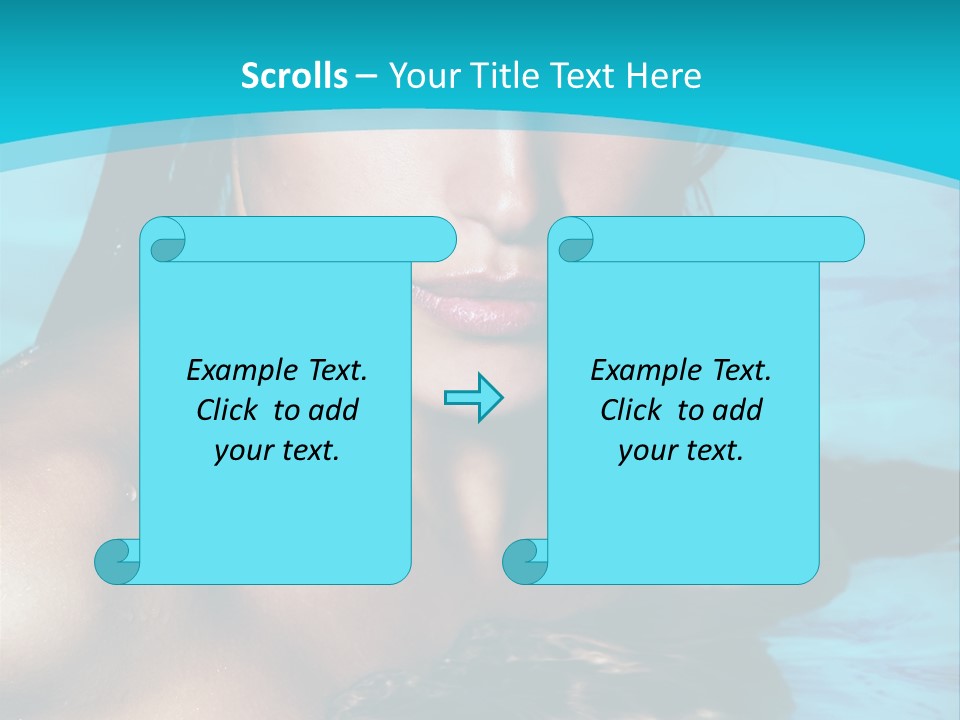 Calm Blue Spa PowerPoint Template