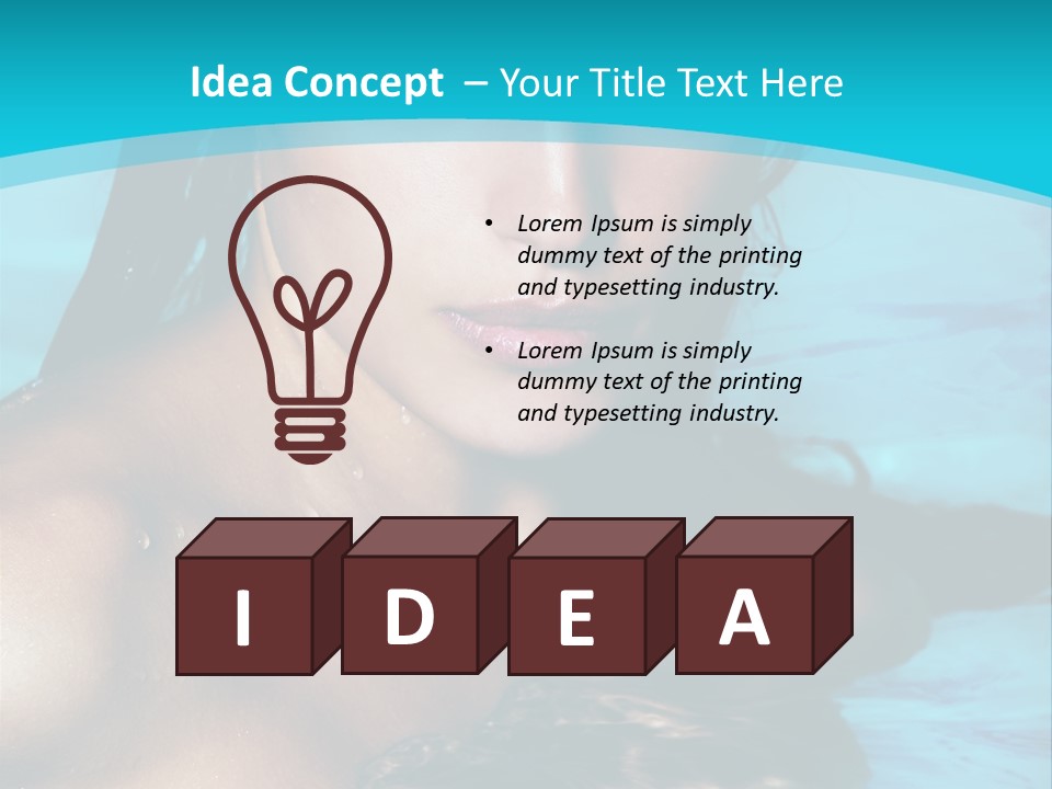 Calm Blue Spa PowerPoint Template