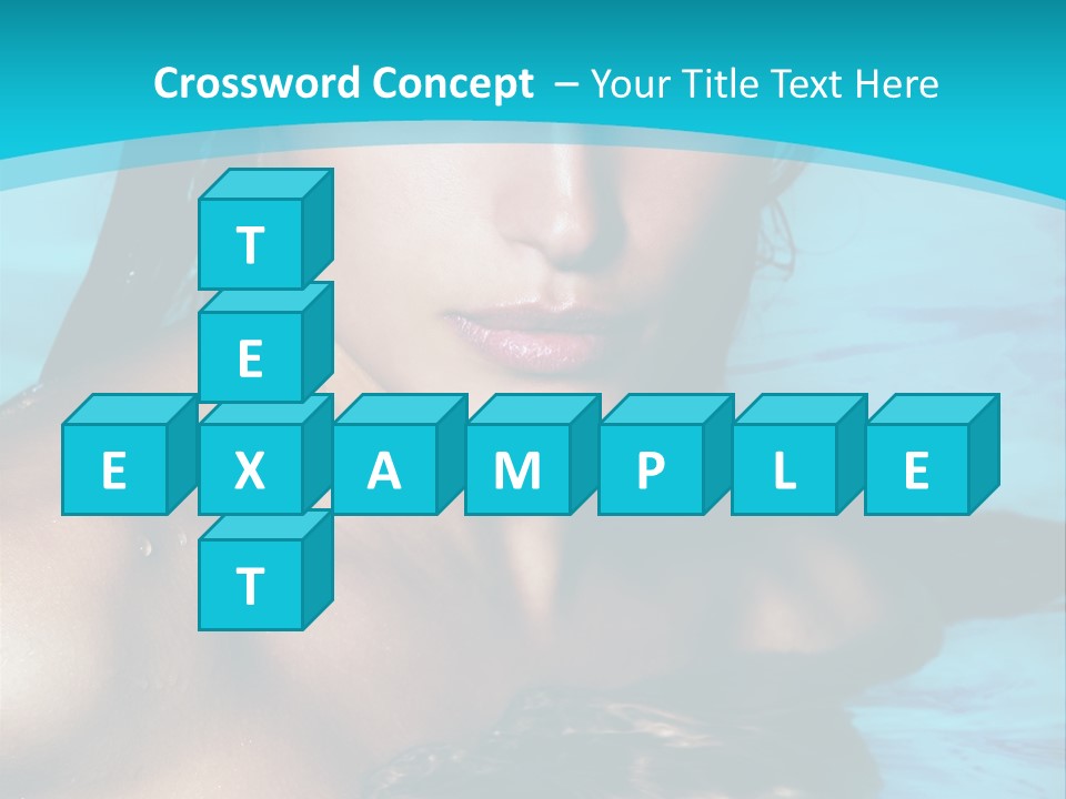 Calm Blue Spa PowerPoint Template