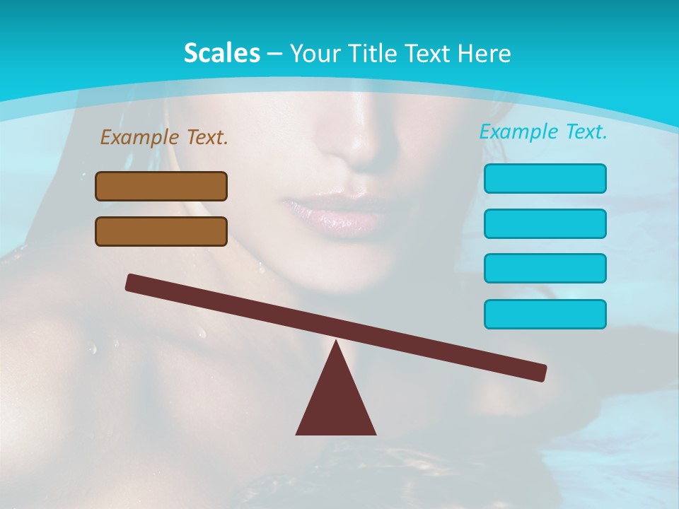 Calm Blue Spa PowerPoint Template