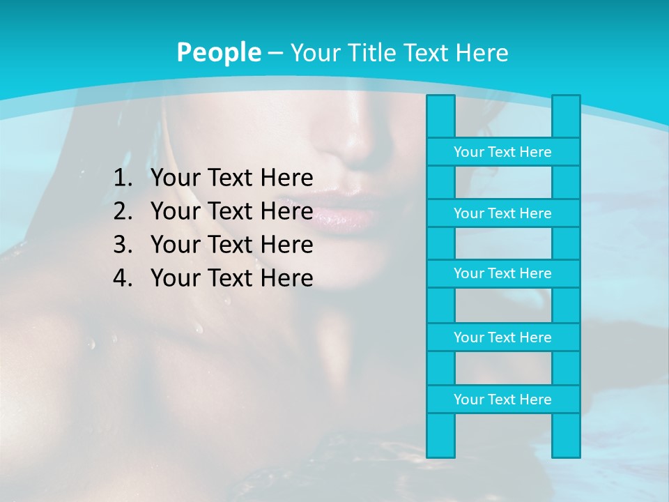 Calm Blue Spa PowerPoint Template