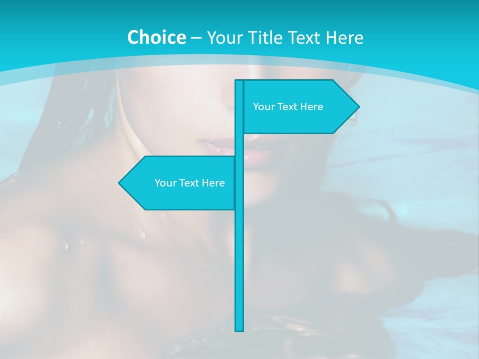 Calm Blue Spa PowerPoint Template