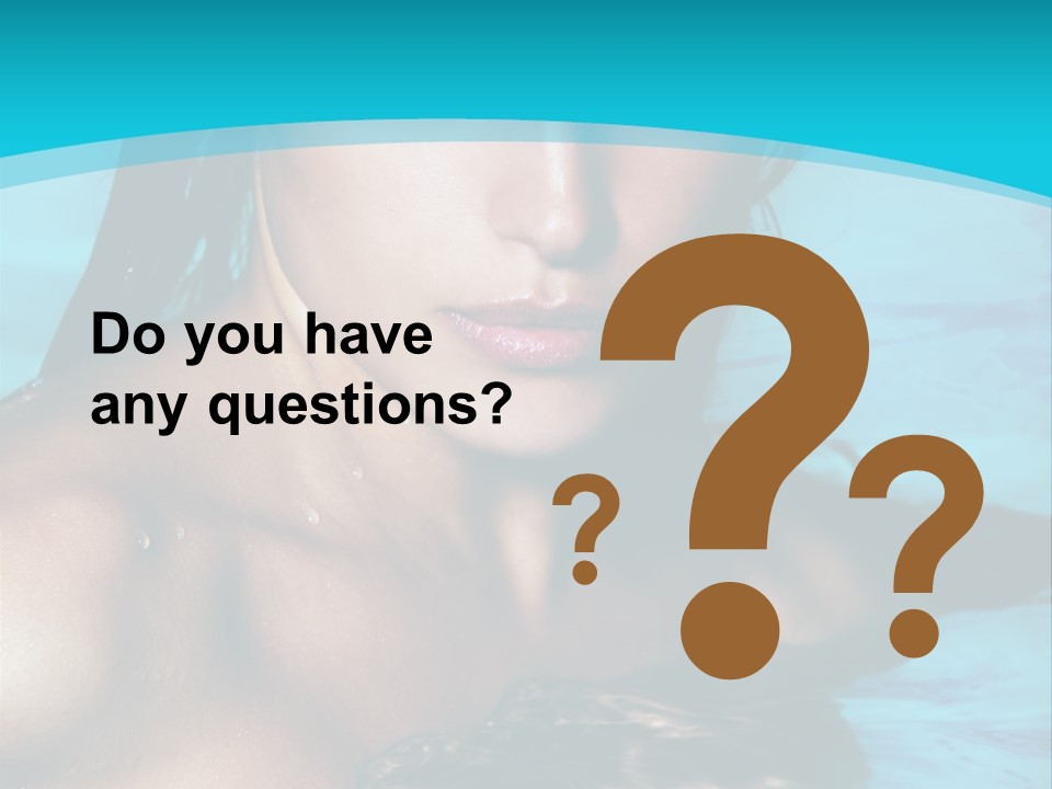 Calm Blue Spa PowerPoint Template