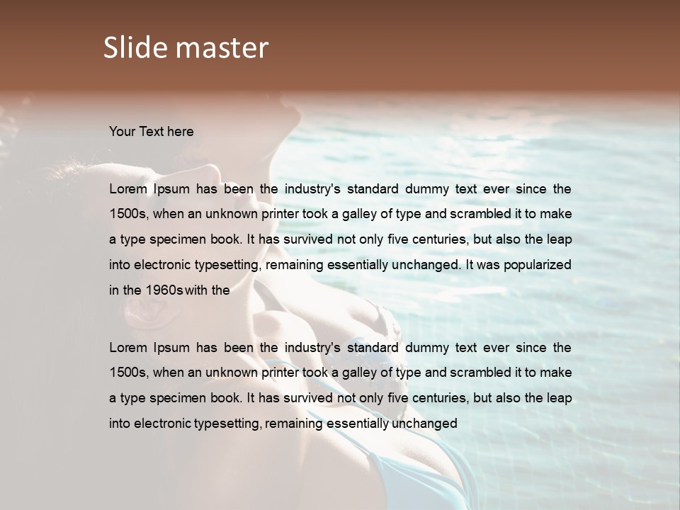 Resort Lifestyle Healthy PowerPoint Template