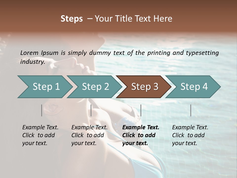 Resort Lifestyle Healthy PowerPoint Template