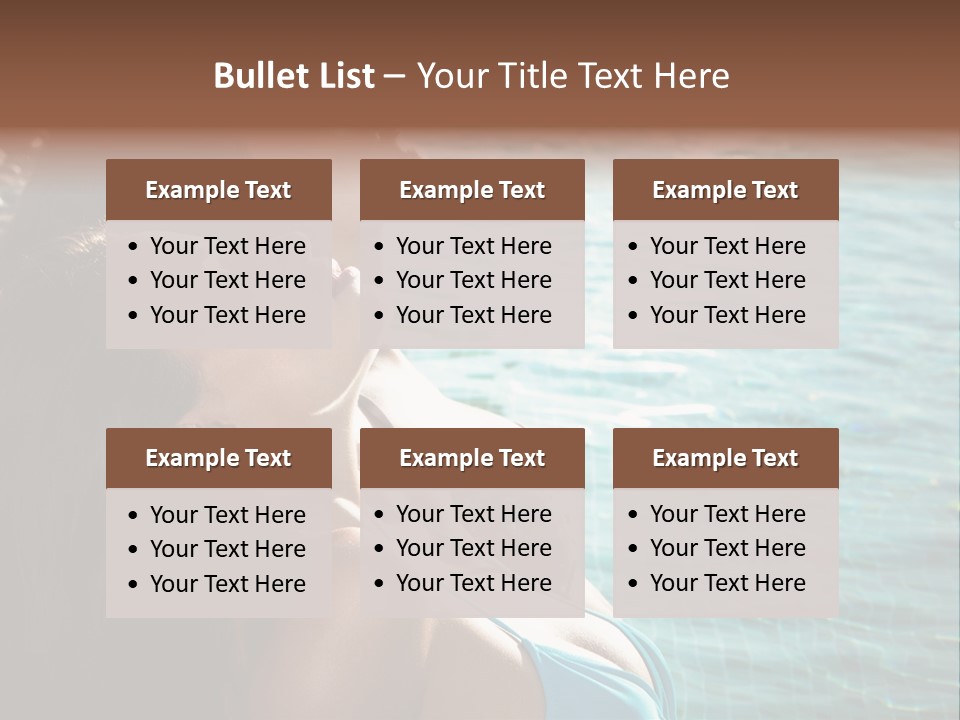 Resort Lifestyle Healthy PowerPoint Template