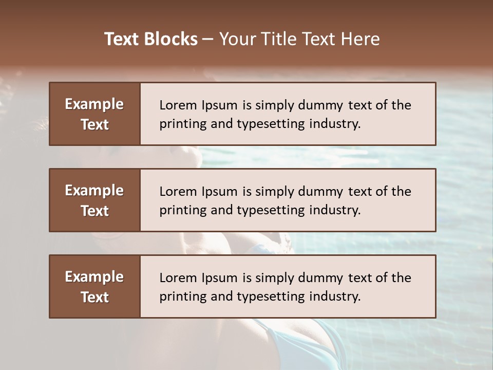 Resort Lifestyle Healthy PowerPoint Template