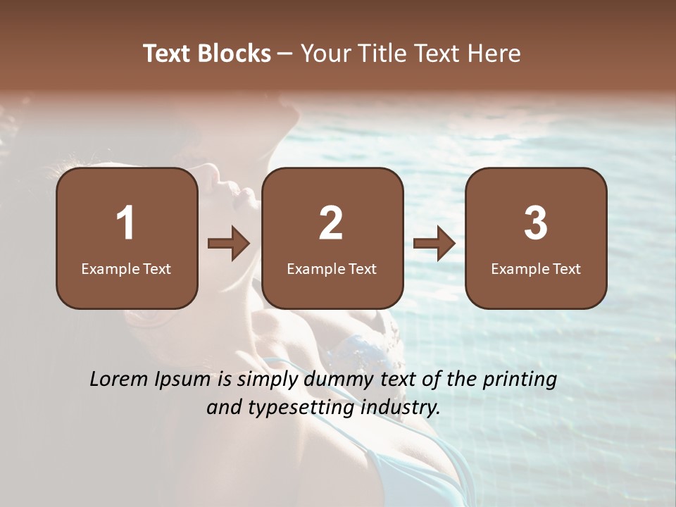 Resort Lifestyle Healthy PowerPoint Template