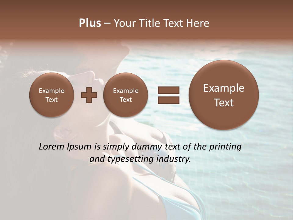 Resort Lifestyle Healthy PowerPoint Template