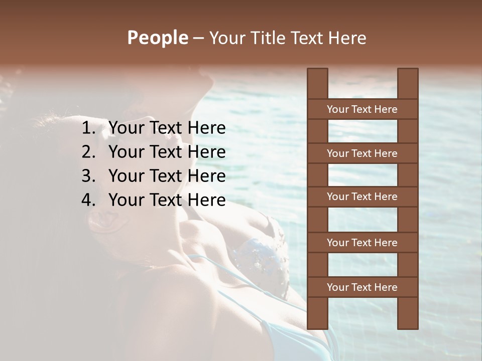 Resort Lifestyle Healthy PowerPoint Template