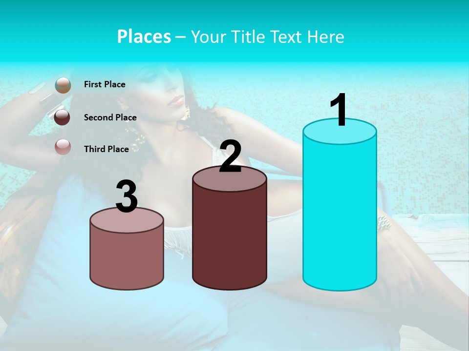 Pool Resort Healthy PowerPoint Template