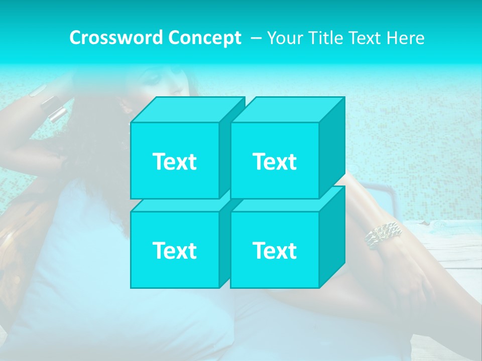 Pool Resort Healthy PowerPoint Template