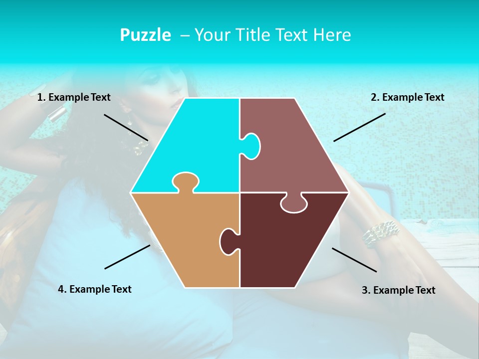 Pool Resort Healthy PowerPoint Template