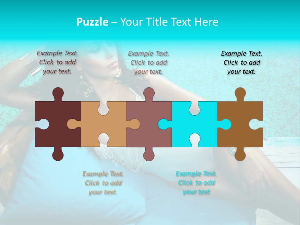 Pool Resort Healthy PowerPoint Template