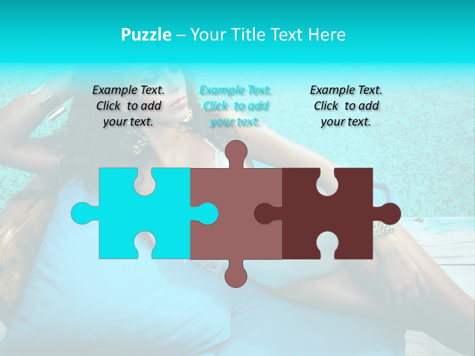 Pool Resort Healthy PowerPoint Template