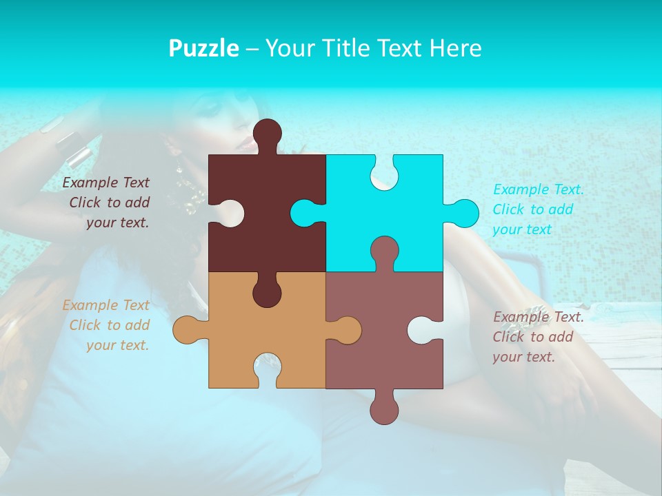 Pool Resort Healthy PowerPoint Template