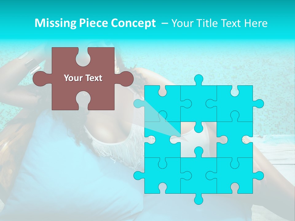 Pool Resort Healthy PowerPoint Template