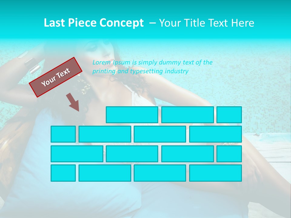 Pool Resort Healthy PowerPoint Template