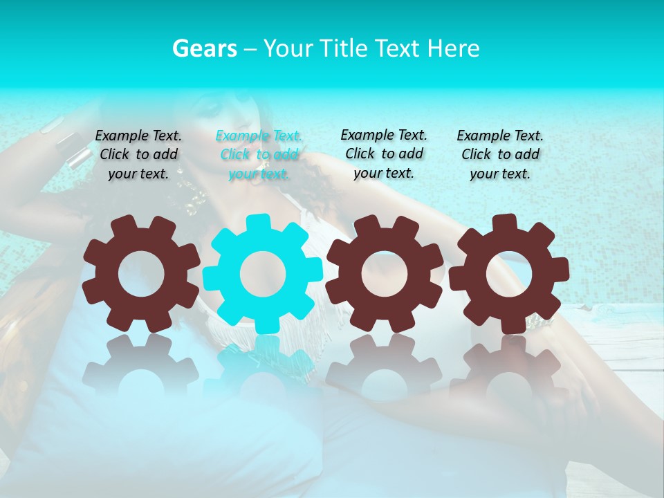 Pool Resort Healthy PowerPoint Template