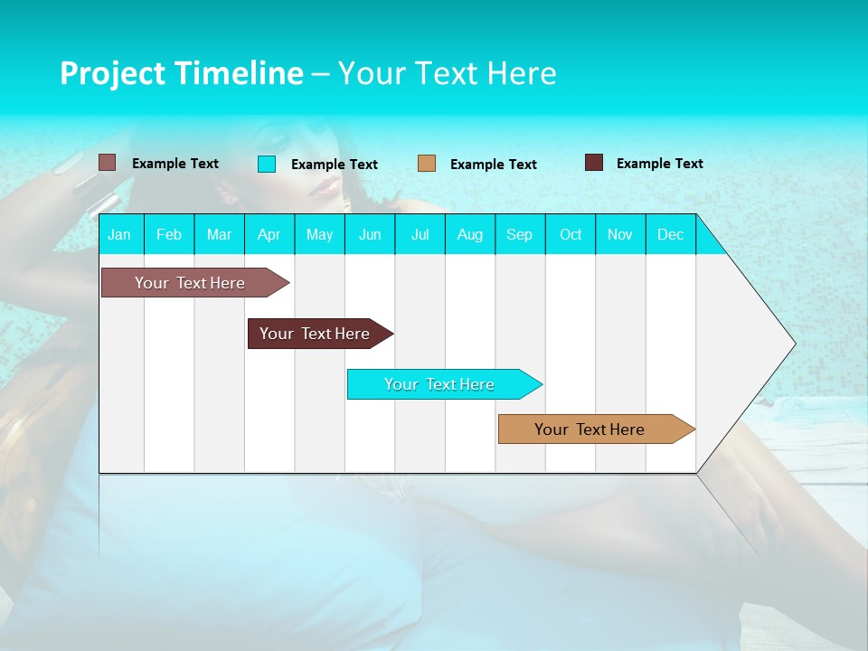 Pool Resort Healthy PowerPoint Template