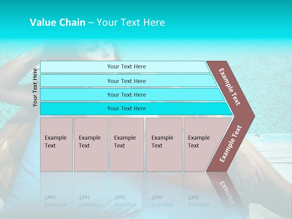Pool Resort Healthy PowerPoint Template