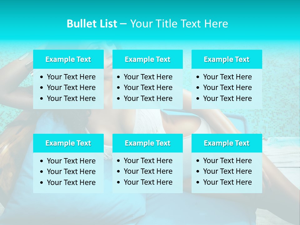 Pool Resort Healthy PowerPoint Template