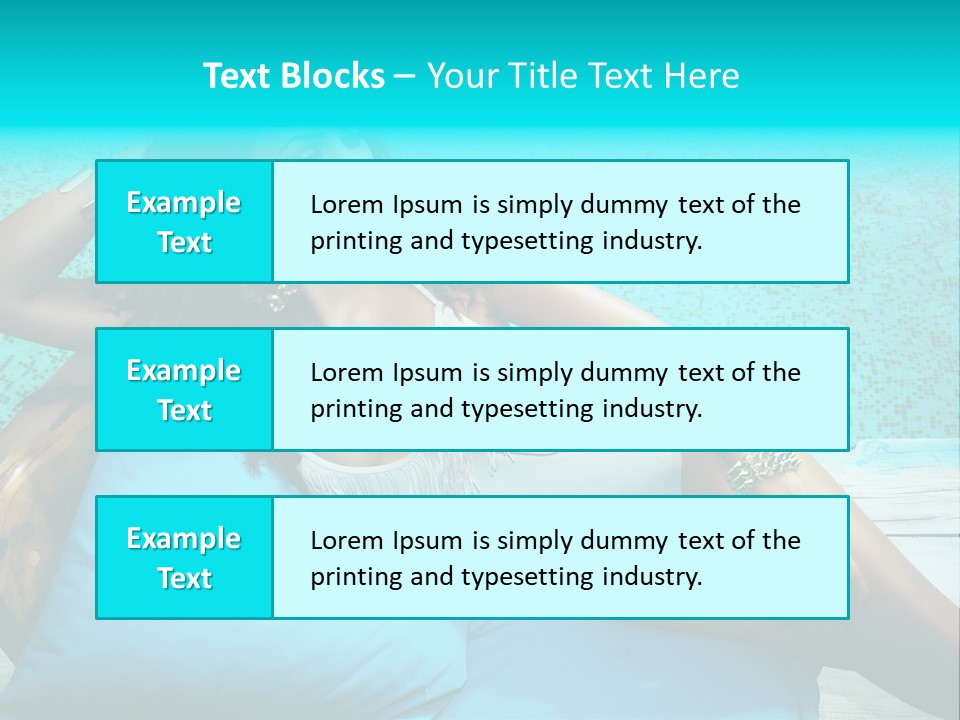 Pool Resort Healthy PowerPoint Template