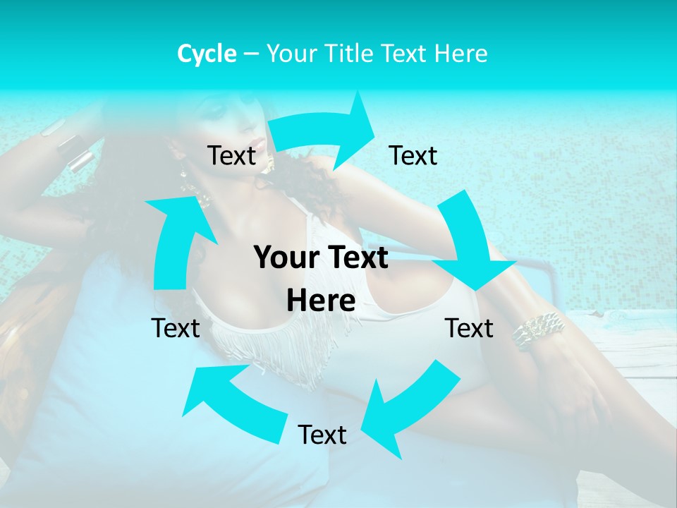 Pool Resort Healthy PowerPoint Template